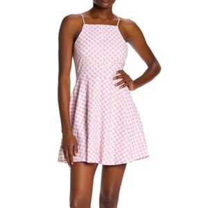 NWT Francesca's Trixxi Square Neck Skater Dress